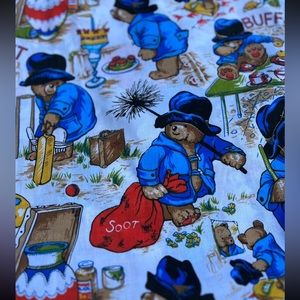 Vintage PADDINGTON BEAR X-LARGE FABRIC PANEL